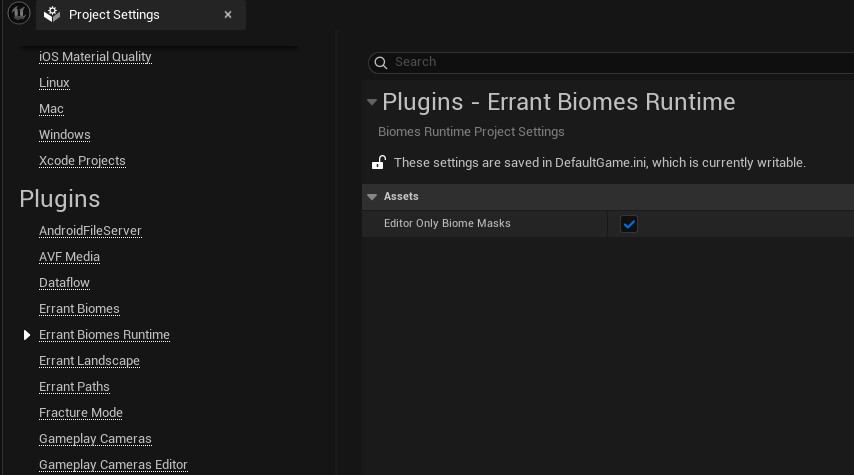 editor only unckeched