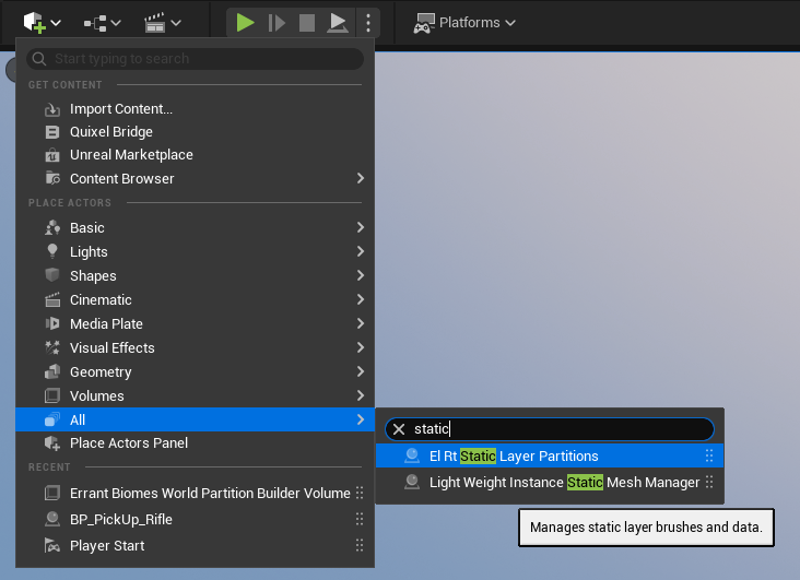 ElRtPersistentLayerPartitionsCreation