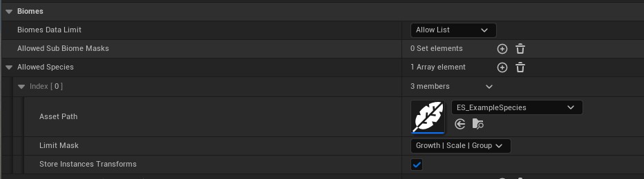 PCG Biomes Data Limit Image